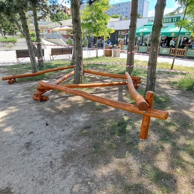 Lavička inšpirovaná Belgickom