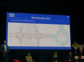 Navrhovaný stav riešenia križovatky pri OK5 v Lamači