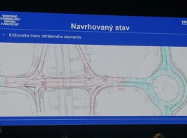 Navrhovaný stav riešenia križovatky pri OK5 v Lamači
