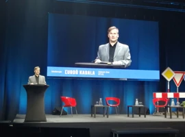 Moderátor podujatia Ľuboš Kasala zo Zelenej vlny RTVS