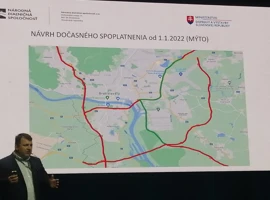 Návrh dočasného spoplatnenia diaľnic v Bratislave od 1.1.2022