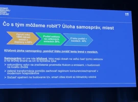 Úloha samosprávy, miest a obcí v dosahovaní cieľov klimatických cieľov