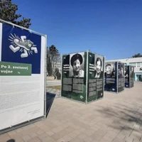 Výstava "Po 2. svetovej vojne" na Malokarpatskom námestí