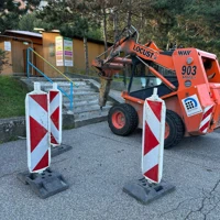 Nové schody od námestia smerom na trh a na školáku