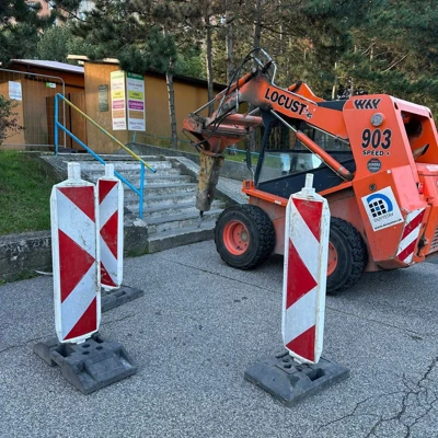 Nové schody od námestia smerom na trh a na školáku