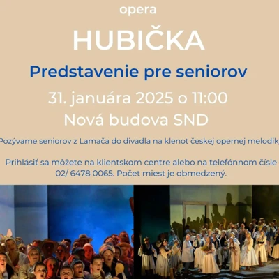 Predstavenie pre seniorov - Hubička